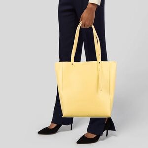 Rebecca Minkoff Stella North South Tote, yellow, nwt
